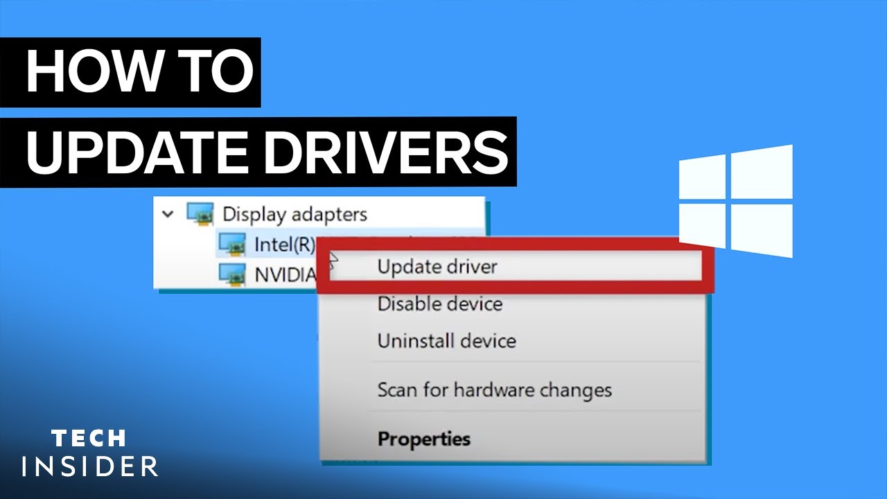 How to Update Drivers on Windows 10