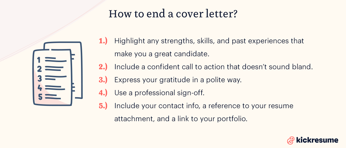 Memorable Endings for Cover Letters