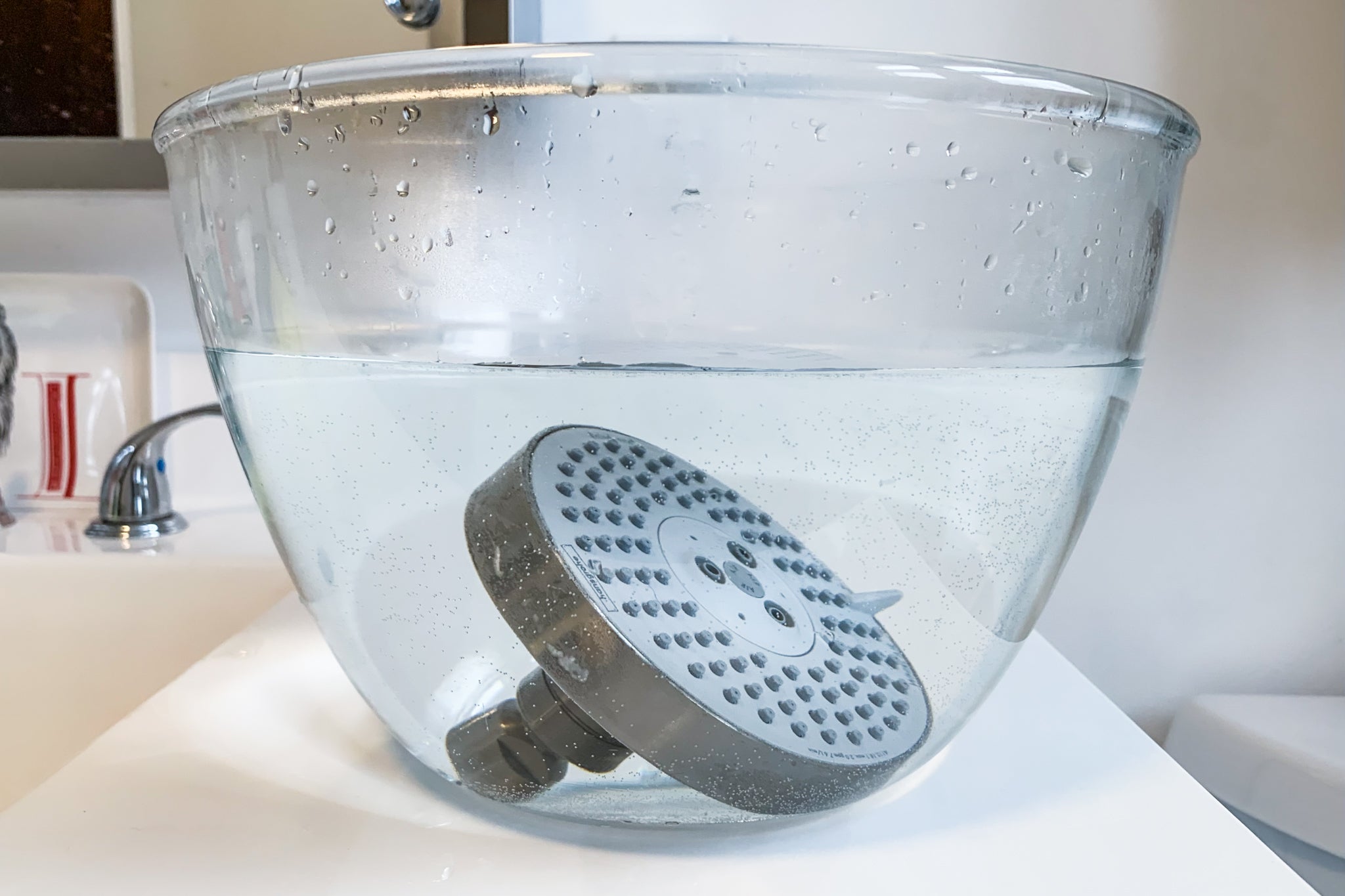 Cleaning a Shower Head