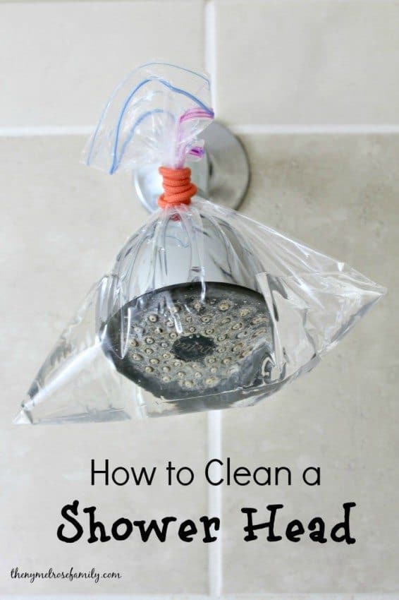 Shower Head Cleaning Method