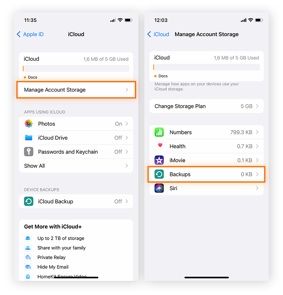 Clear iCloud Storage Tips