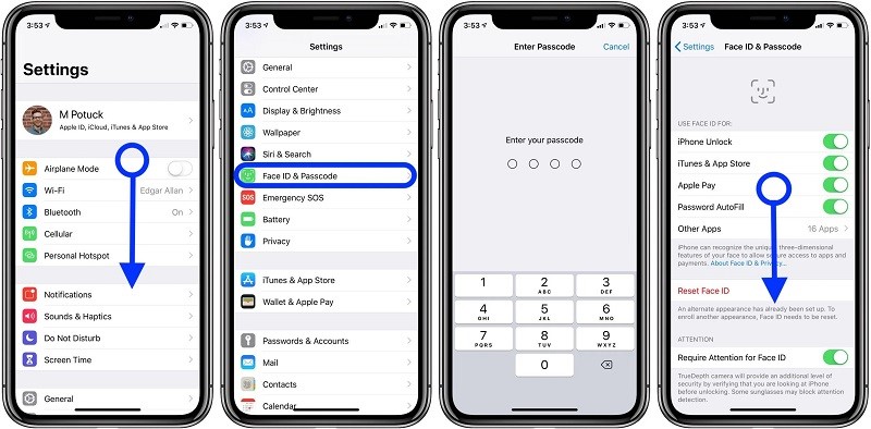 Change Password on iPhone