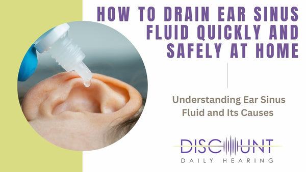 Draining Ear Sinus Fluid